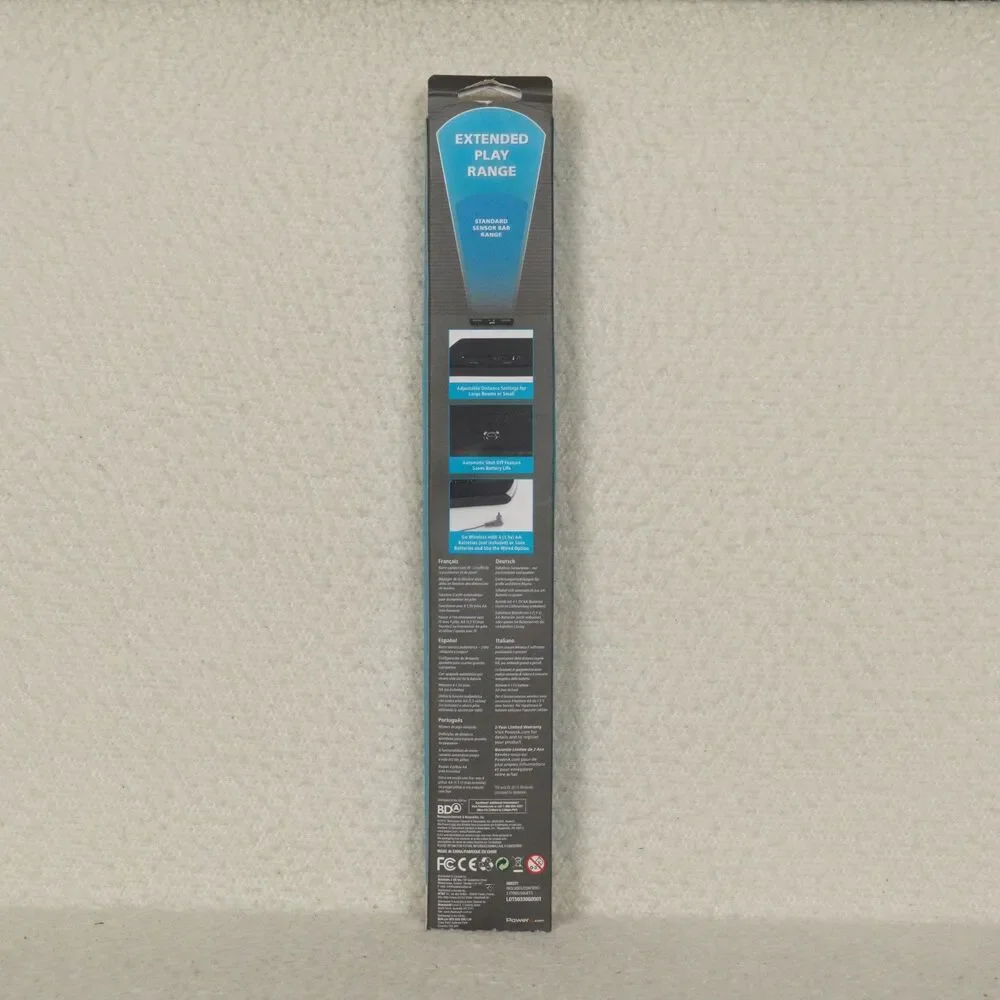 Power A Nintendo Wii U Ultra Sensor Bar Extended Play Range Officially Licensed